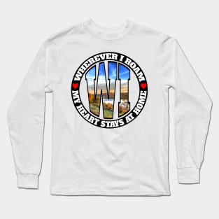 Heart Stays Home - Wisconsin Long Sleeve T-Shirt